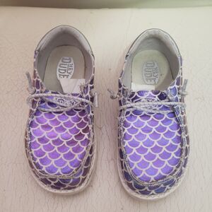 Hey DudeGirl's Wendy Funk Tropical (Toddler) Loafer Sz 10 UUU